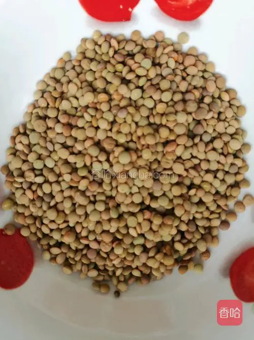 选用上好扁豆（我一直选用某宝北山缘老李家特产店的货)，100克左右，也可根据个人的喜好增减用量。淘洗干净下锅，加水适量。
