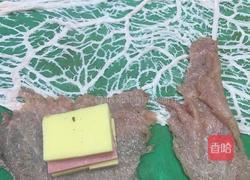 芝士火腿猪排堡的做法图解1