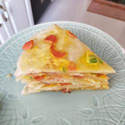 火腿鸡蛋饼的做法[图]