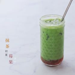 抹茶莓果冰饮的做法[图]