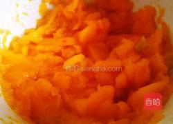 奶香糯米南瓜饼的做法图解4