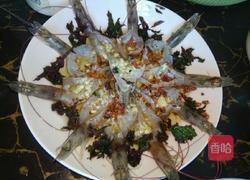 紫苏咸蛋黄虾的做法图解3