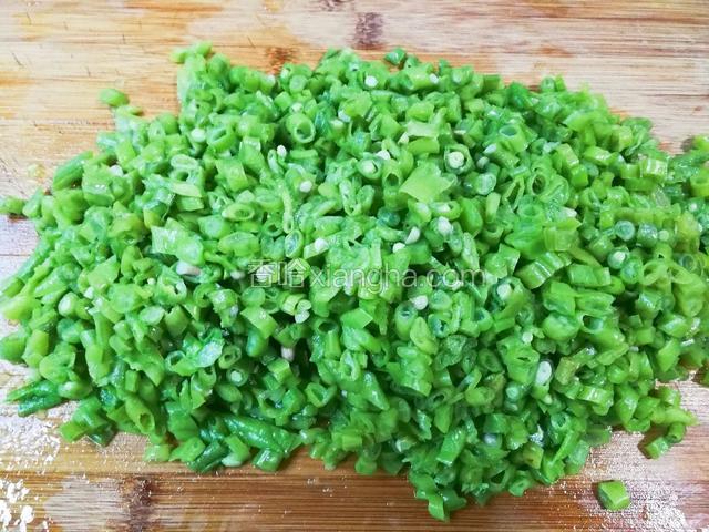 切成小丁