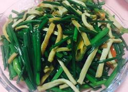 韭菜花炒豆干