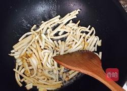 韭菜花炒豆干的做法图解3