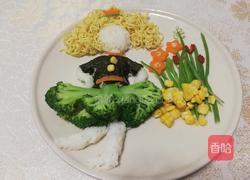 卷发女孩创意餐的做法图解6