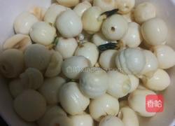 花生莲子糊的做法图解1