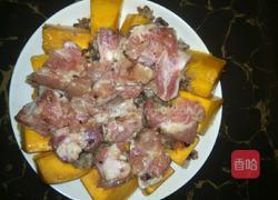 南瓜蒸排骨的做法图解5