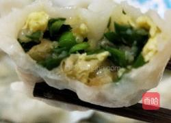 韭菜鸡蛋油条肉饺子的做法图解16