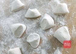 韭菜鸡蛋油条肉饺子的做法图解5