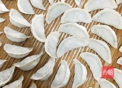 韭菜鸡蛋油条肉饺子的做法图解8