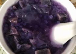 紫薯银耳西米露