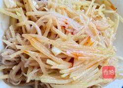 凉拌双丝的做法图解3