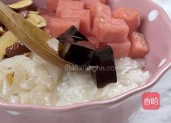 消暑仙草水果冰粥的做法图解5