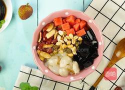 消暑仙草水果冰粥的做法图解6