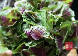 蒜香红苋菜的做法图解1