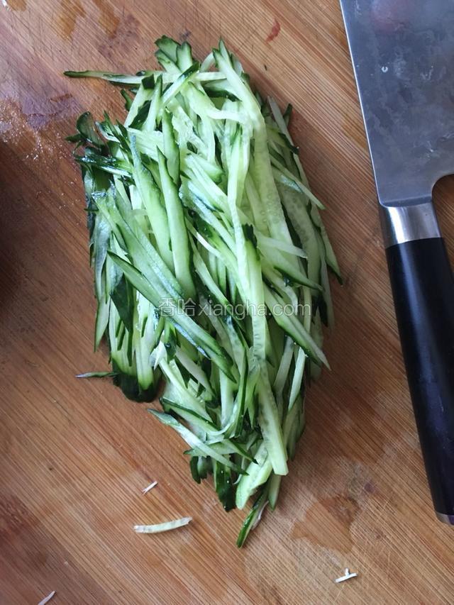 黄瓜切丝