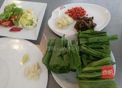 豆豉鯪魚(yú)油麥菜的做法圖解2