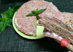 火龙果酵素果泥奶油千层的做法图解9