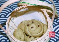 抹茶椰蓉餐包的做法图解12