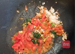 蔬菜五彩浇汁面的做法图解3