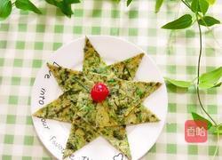 宝宝辅食丝瓜鸡蛋饼的做法图解8
