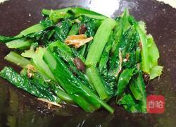 豆豉鲮鱼油麦菜的做法图解3