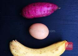 减肥期间这样吃紫薯鸡蛋香蕉卷的做法图解1