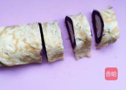 减肥期间这样吃紫薯鸡蛋香蕉卷的做法图解7