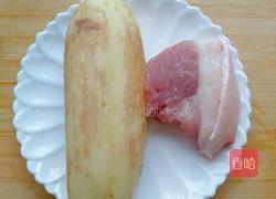 莲藕炒肉的做法图解1