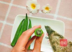 宝宝辅食虾酿秋葵的做法图解6