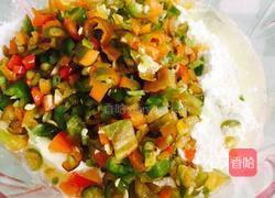 尖椒鸡蛋饼的做法图解3