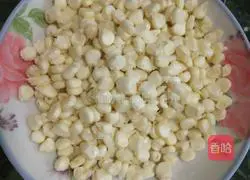 Illustration of how to make three-color grains 1