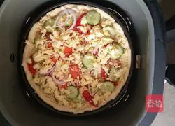 Pictures of how to make pastoral pizza air fryer 11
