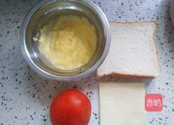 鸡蛋芝士三明治的做法图解2