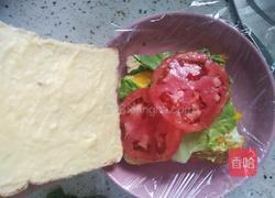 鸡蛋芝士三明治的做法图解8