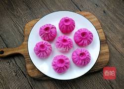 紫色包子的做法图解13