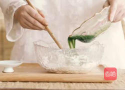 甘菊冷淘||要想盛夏过得去，夏至就得吃碗绿！的做法图解2