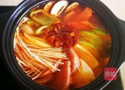 辣白菜饺子锅的做法图解12
