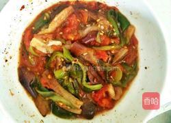 凉拌红绿紫的做法图解3