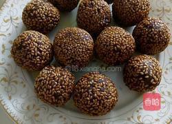 紫薯芝麻球的做法图解4
