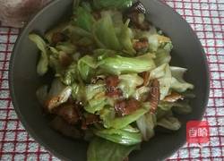 莲花白炒肉的做法图解6