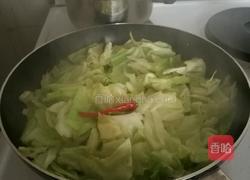 莲花白炒肉的做法图解3