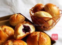 奶香蓝莓餐包的做法图解25