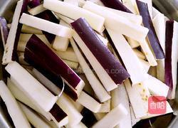 鱼香茄子条的做法图解1