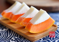 花胶木瓜牛奶冻，颜值超高！的做法图解9