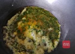 皮菜煎鸡蛋的做法图解4