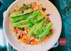 猪油渣虎皮辣椒的做法图解6