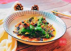 猪油渣虎皮辣椒的做法图解7