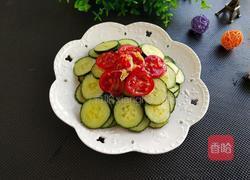 西红柿拌黄瓜的做法图解5